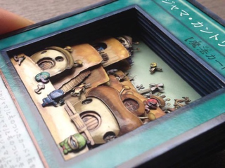 Illustration for article titled Yu-Gi-Oh! Fan Creates Stunning Shadowbox Cards